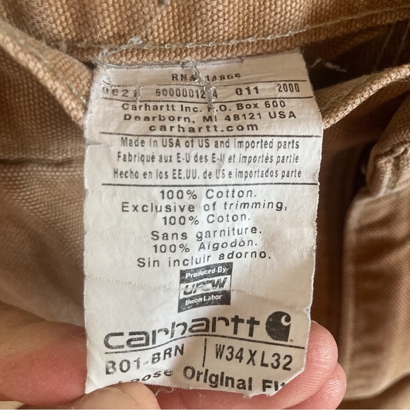 Vintage Carhartt Double Knee Pants - Picture 9 of 9
